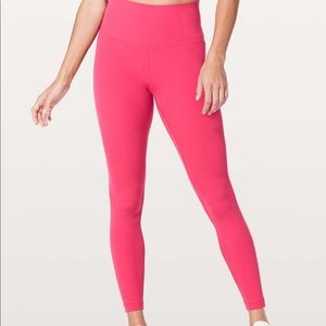 Pink align lululemon leggings. Worn once
